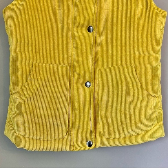 Urban Outfitters Love + Harmony Yellow Corduroy Vest - Picture 9 of 9